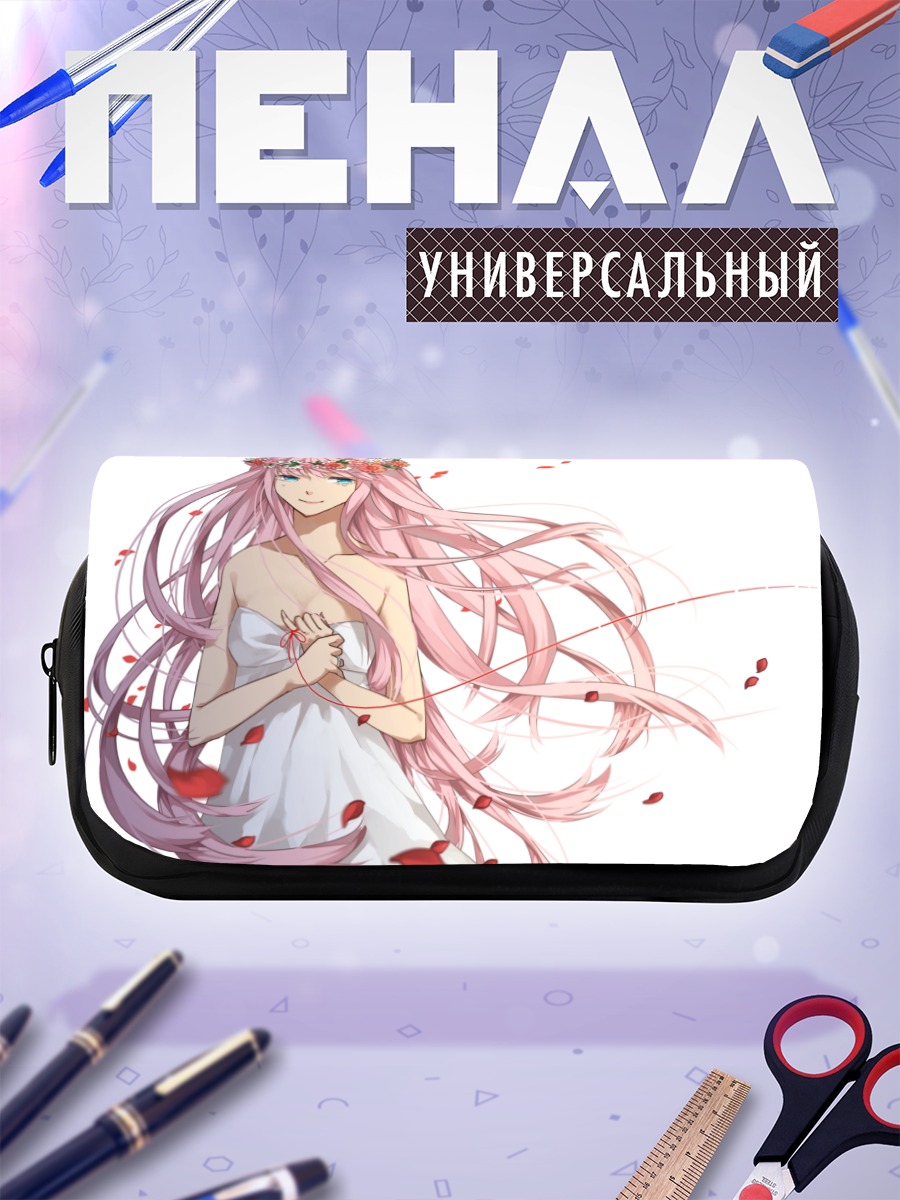 Пенал-косметичка Лука Мегурин в цветах