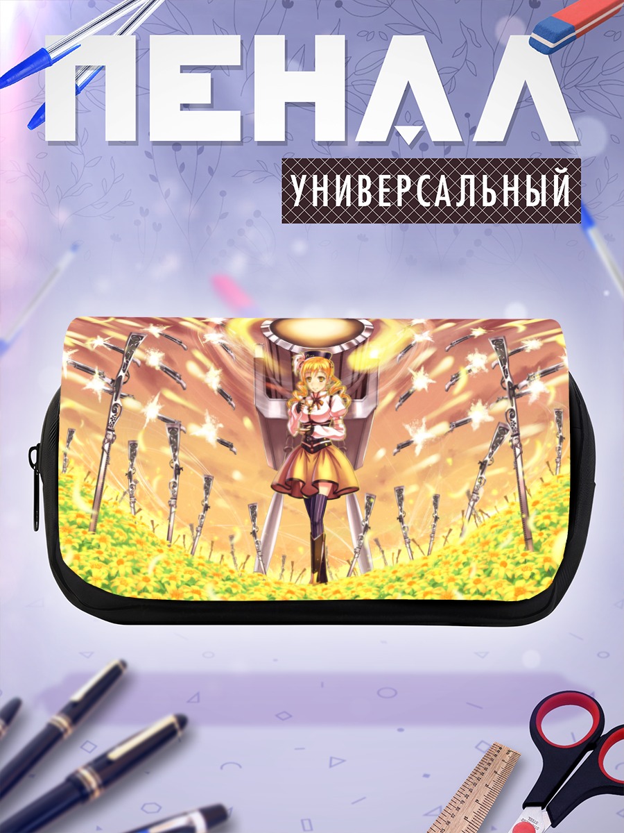 Пенал-косметичка Томоэ Мами в цветах