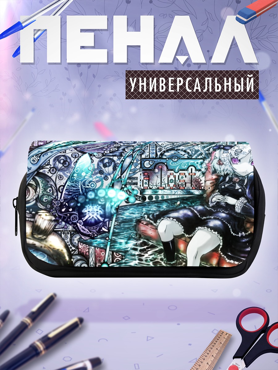 Пенал-косметичка Готическая лолита в воде