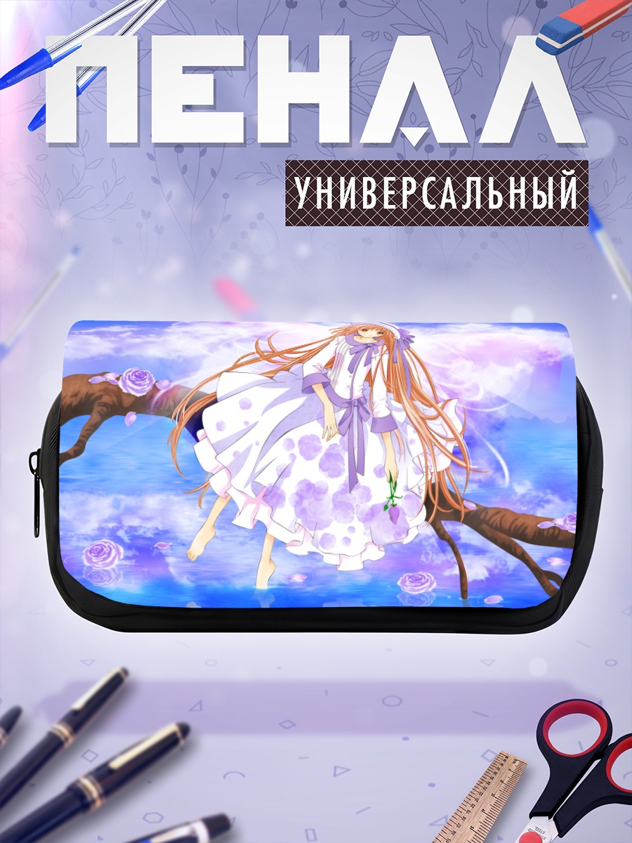 Пенал-косметичка Кобато Ханато в цветах