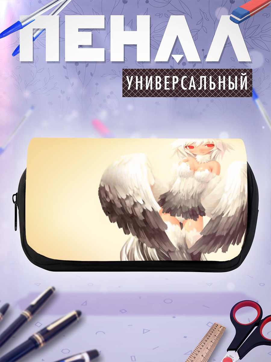 Пенал-косметичка Белый ангел с красными глазами