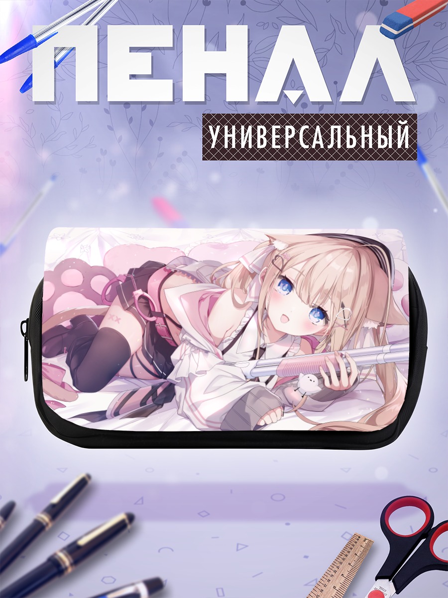 Пенал-косметичка Юкиношита Пео в кошачьих ушках
