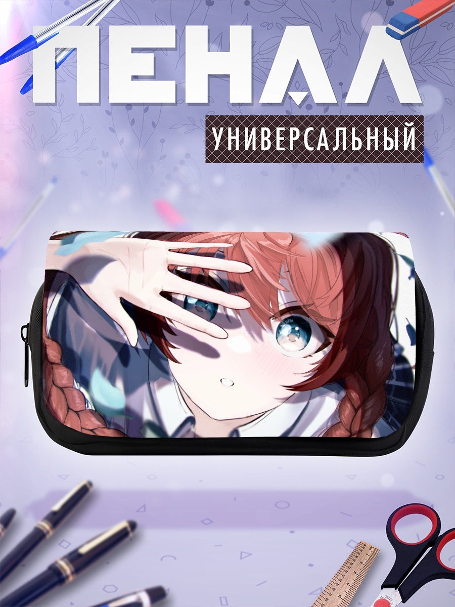 Пенал-косметичка Эмма Верде в лепестках