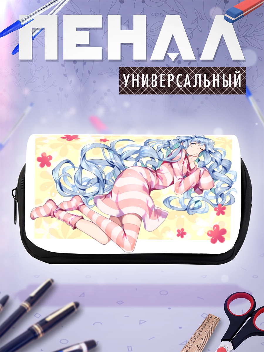 Пенал-косметичка Мику Хацунэ в пижаме