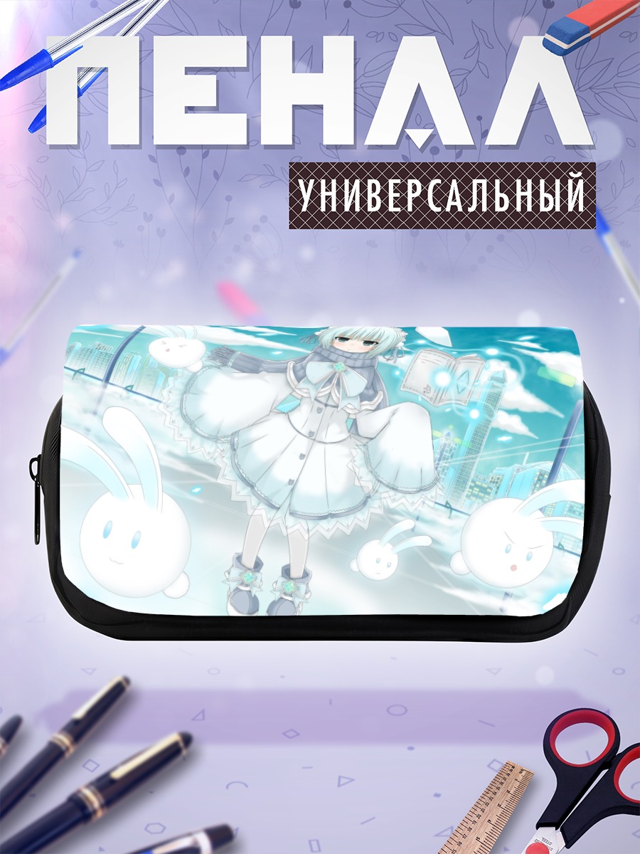Пенал-косметичка Зайка в шарфе