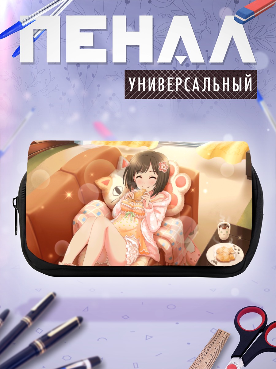 Пенал-косметичка Мику Маэкава с завтраком