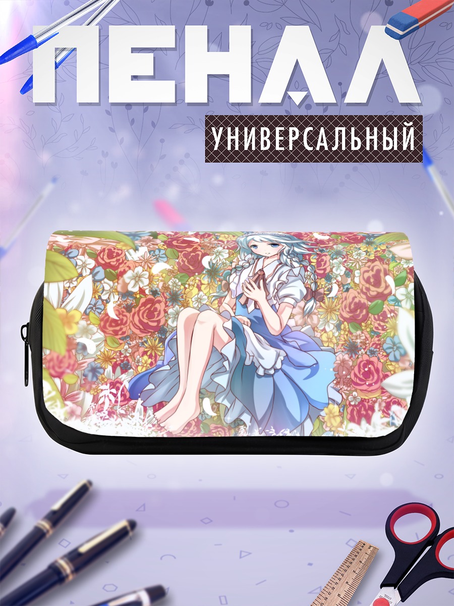 Пенал-косметичка Сакуя Идзаёй в цветах