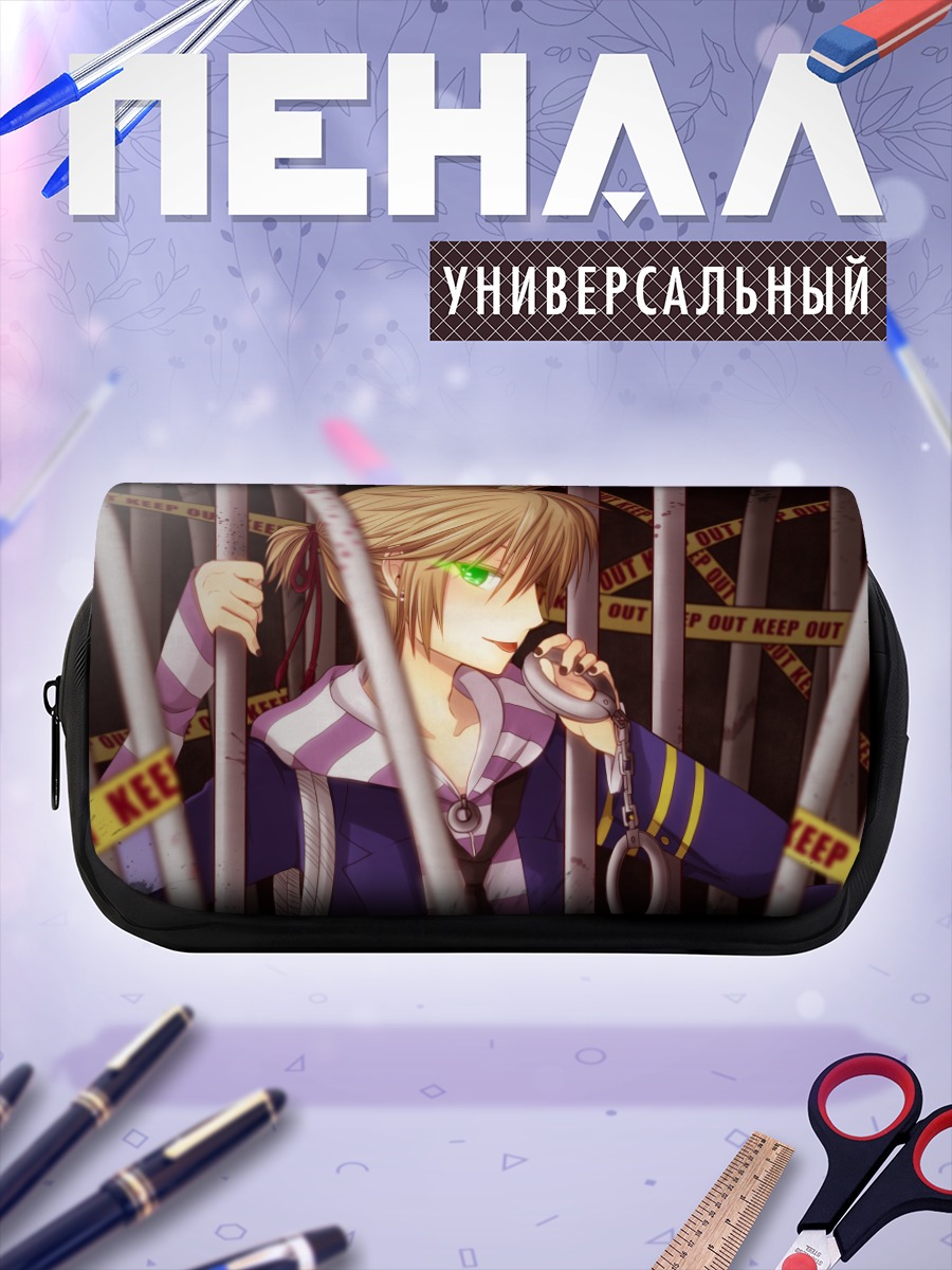 Пенал-косметичка Лен Кагамин в клетке