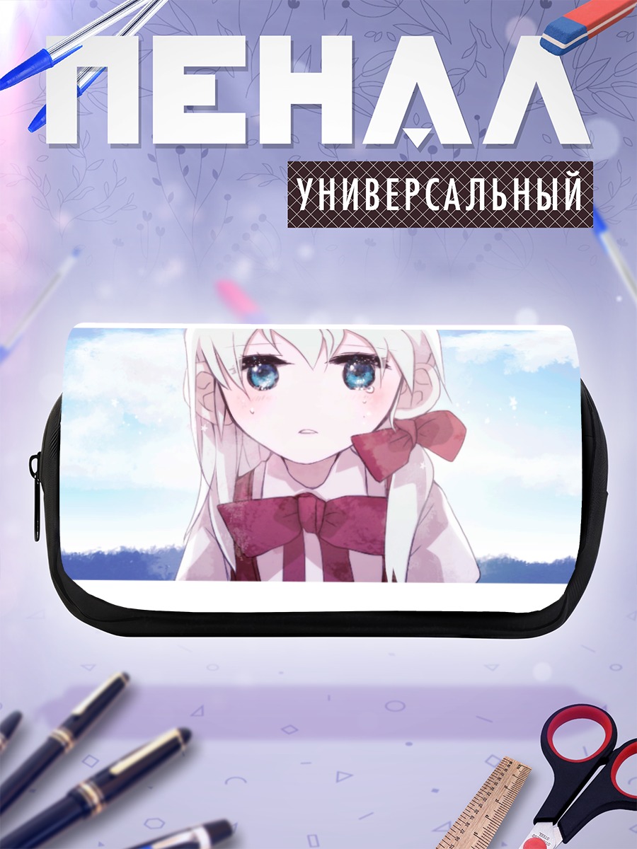 Пенал-косметичка Мику Хацунэ в облаках