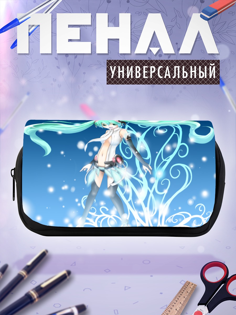 Пенал-косметичка Мику Хацунэ в вихре