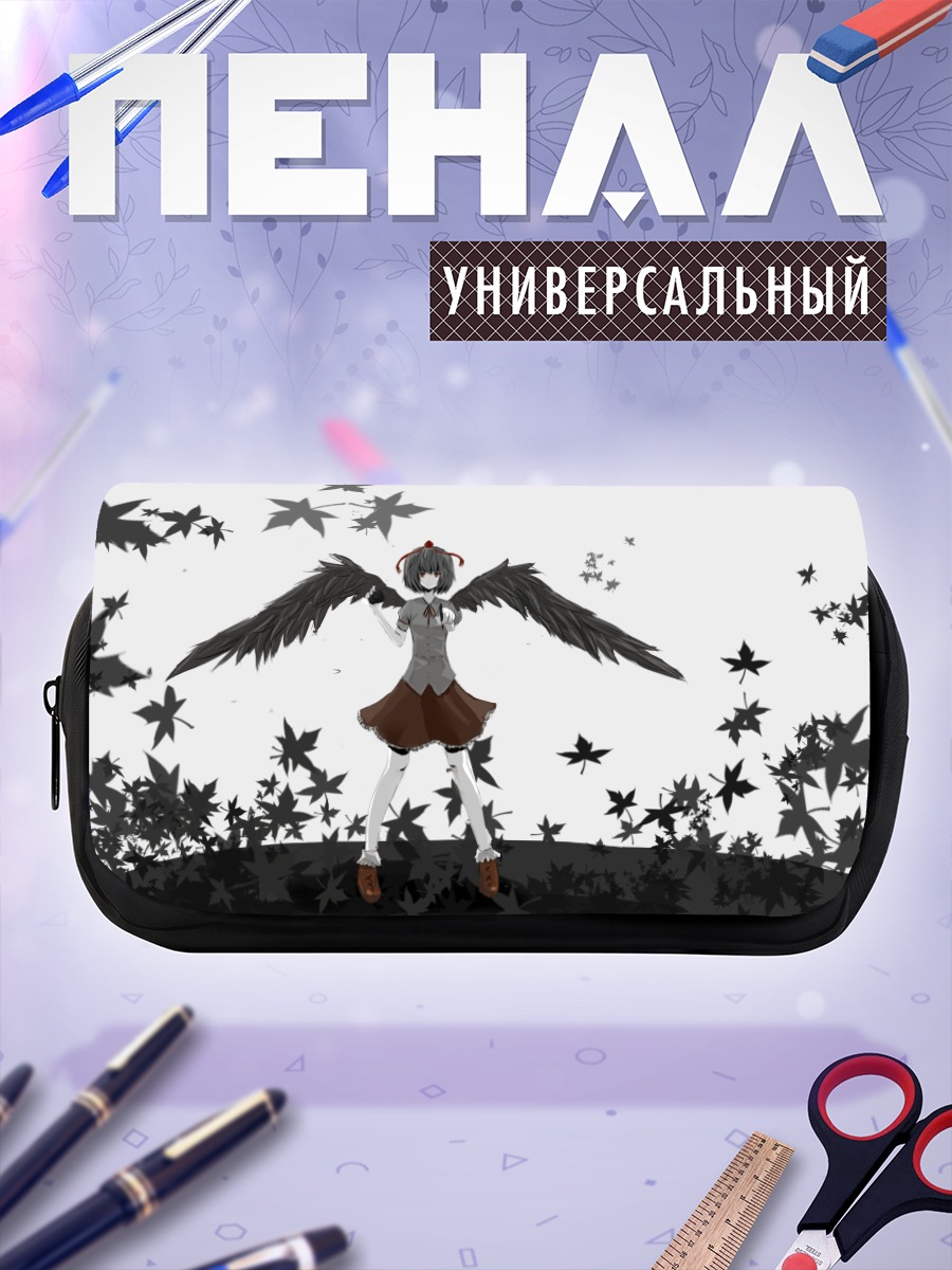 Пенал-косметичка Ая Шамеймару в листьях