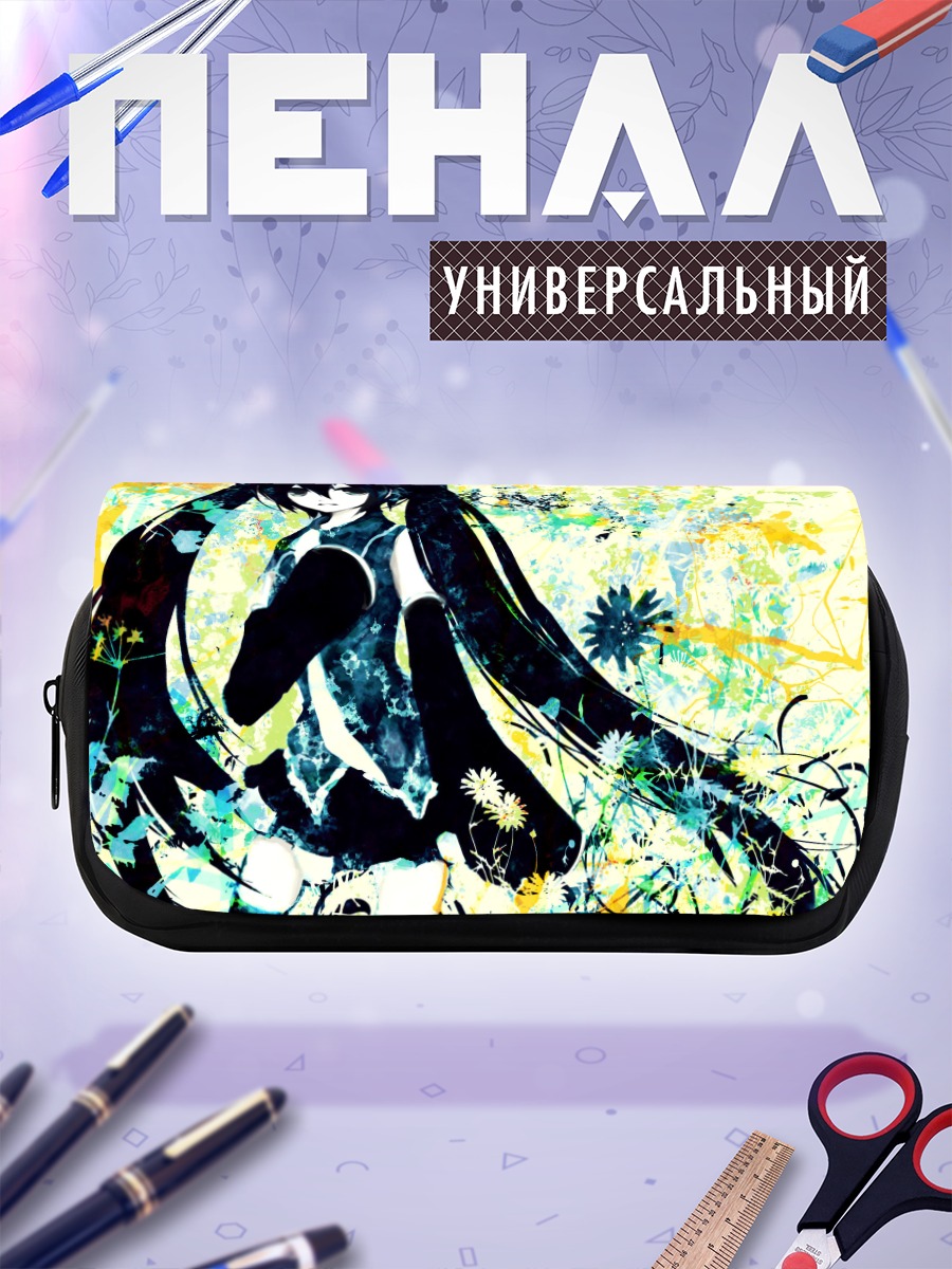 Пенал-косметичка Мику Хацунэ в красках