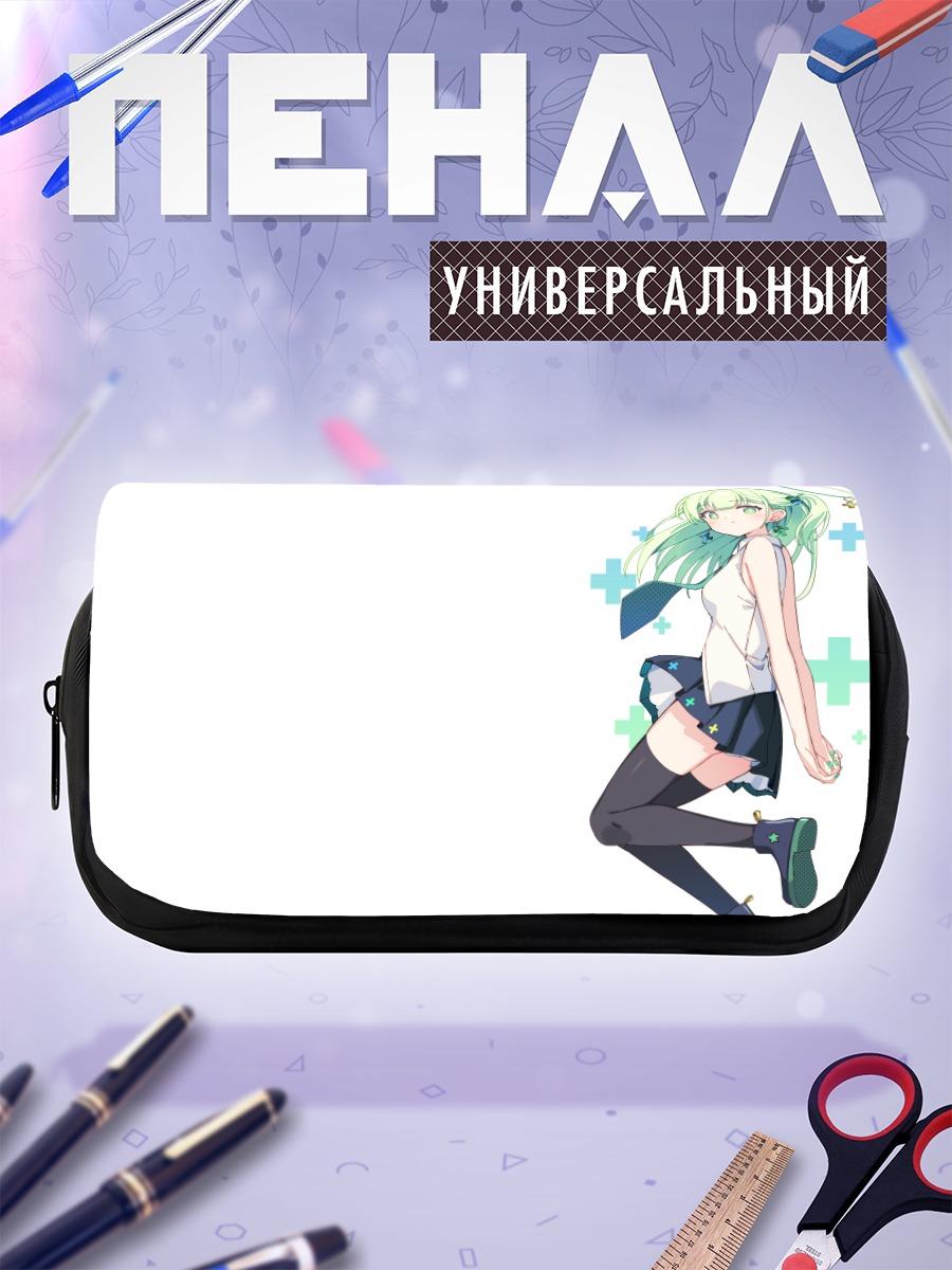 Пенал-косметичка Мику Хацунэ в юбке