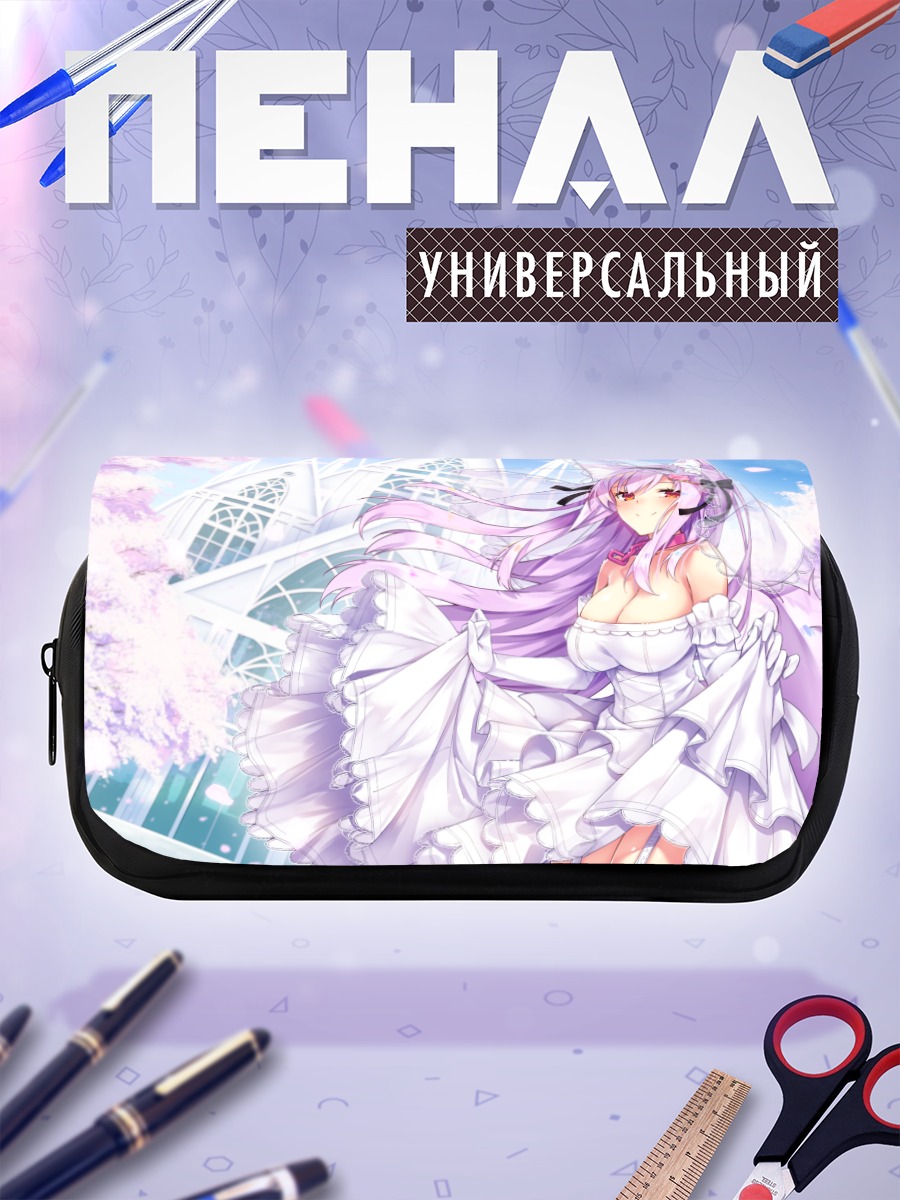 Пенал-косметичка Девушка в сакуре