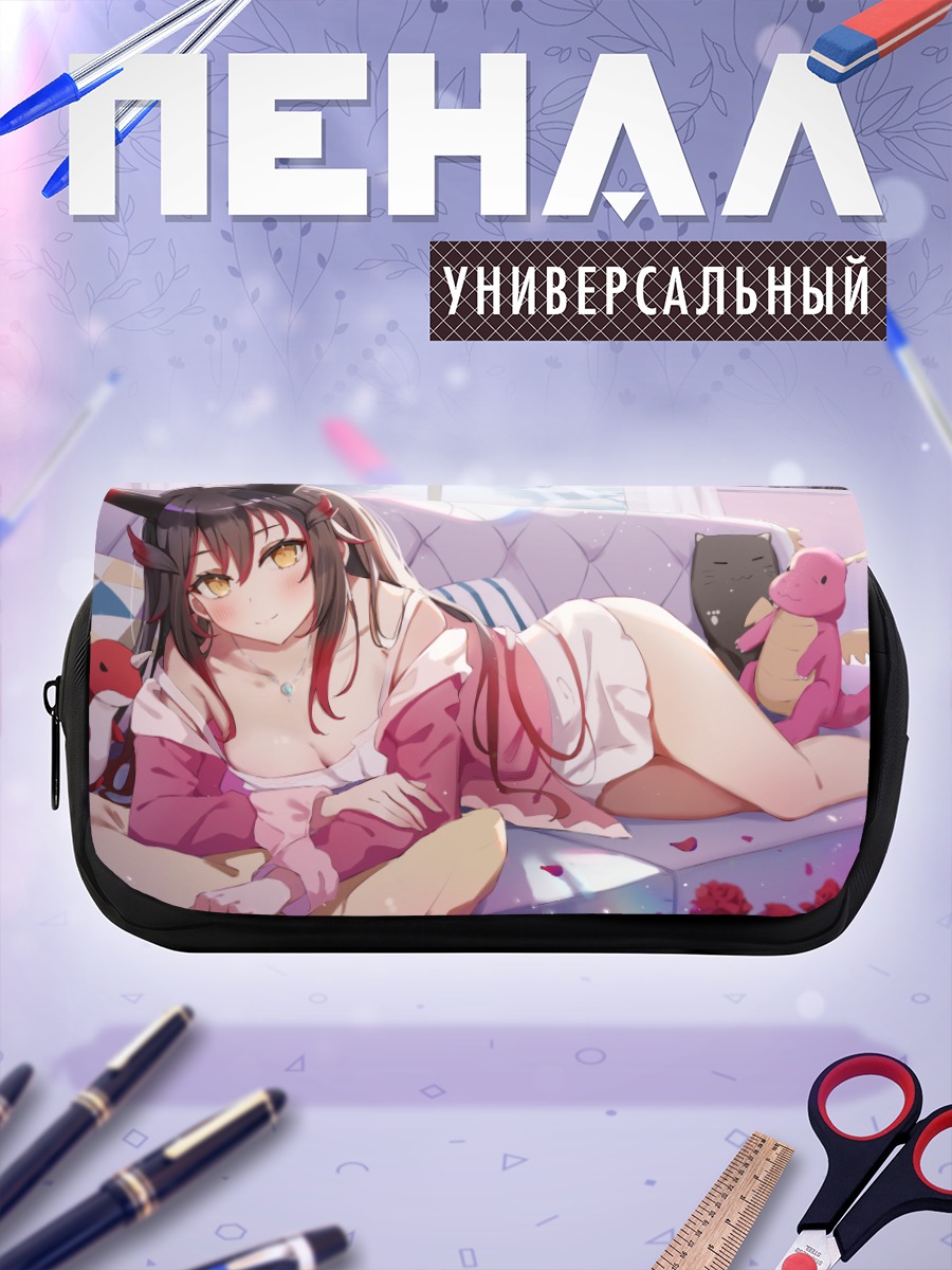 Пенал-косметичка Демоница в цветах
