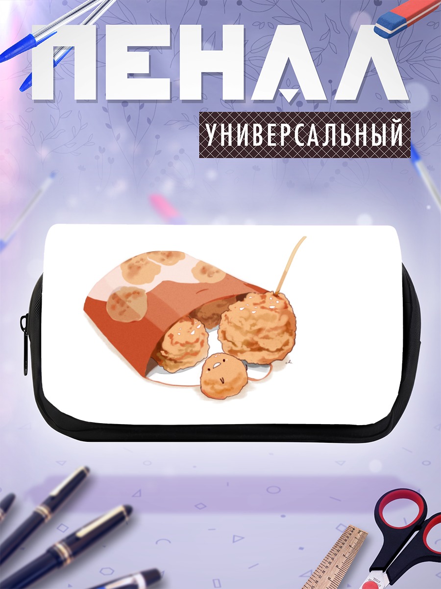 Пенал-косметичка Птичка-булочка