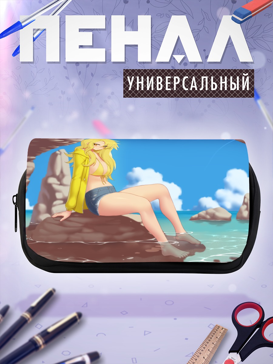 Пенал-косметичка Блондинка на берегу
