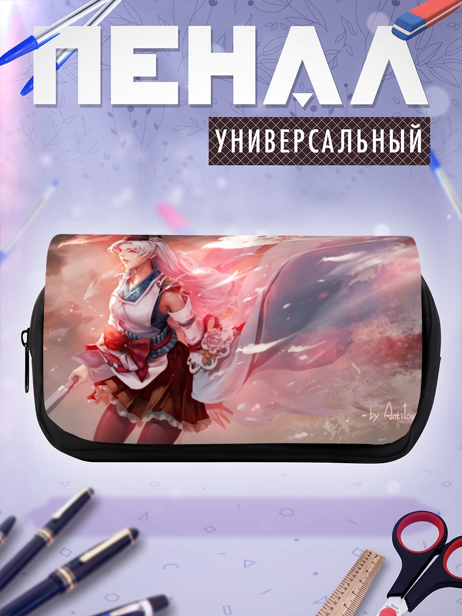 Пенал-косметичка Девушка в кимоно