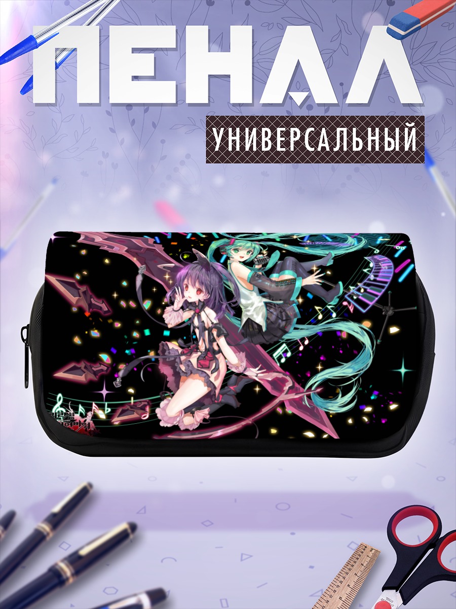 Пенал-косметичка Мику Хацунэ с мечом