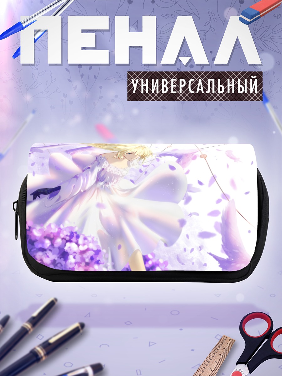 Пенал-косметичка Вайолет Эвергарден в цветах