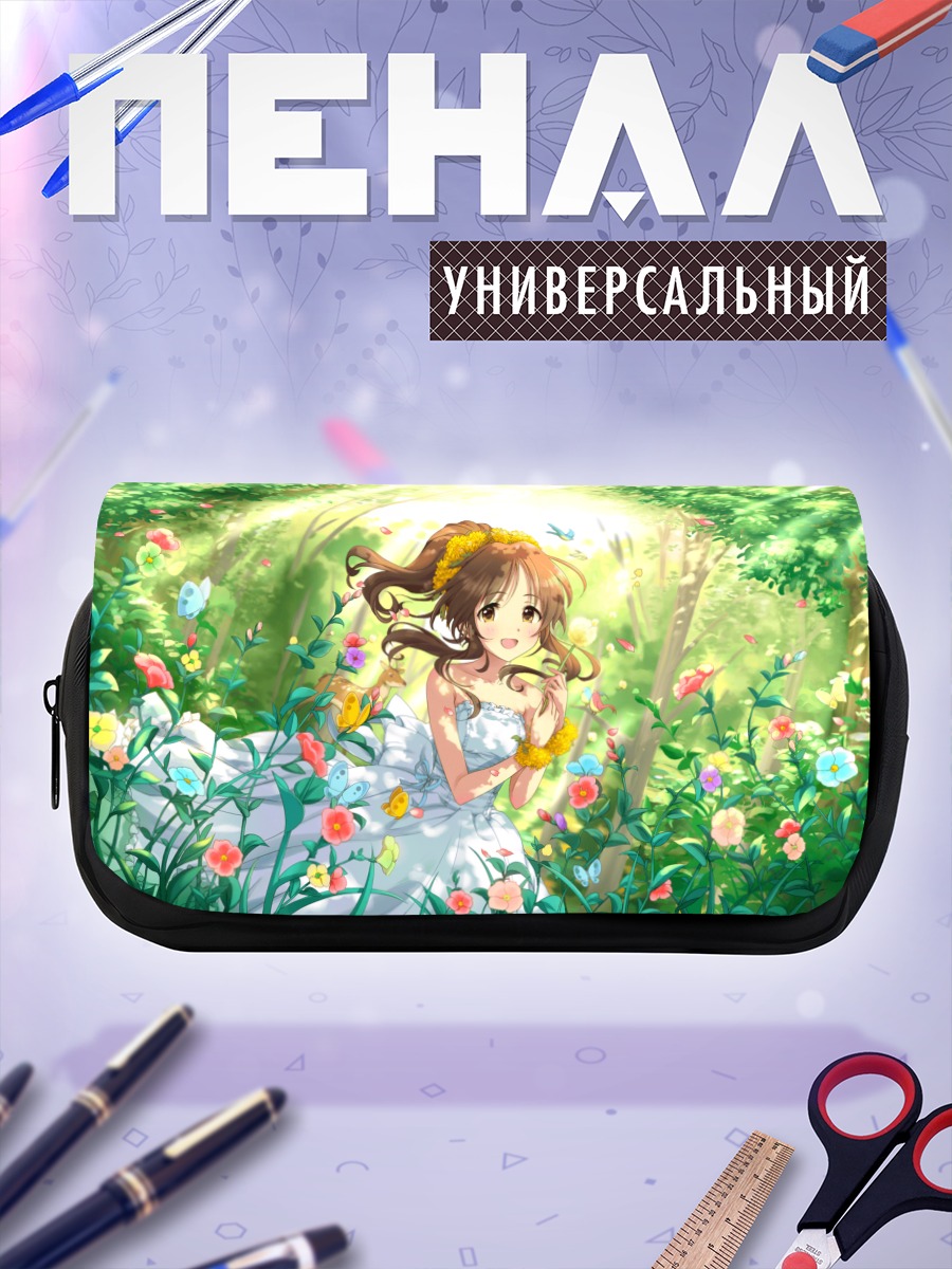 Пенал-косметичка Айко Такамори в цветах