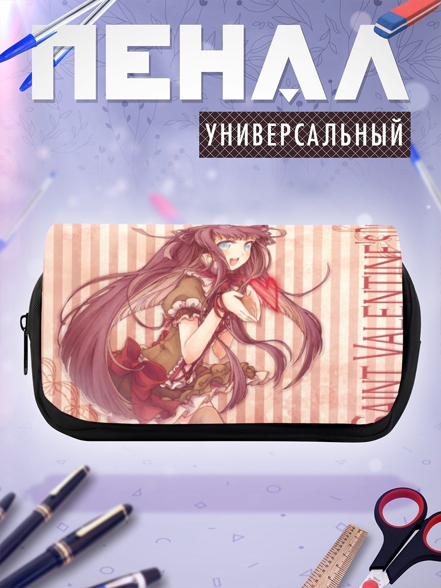 Пенал-косметичка Девушка с ушками