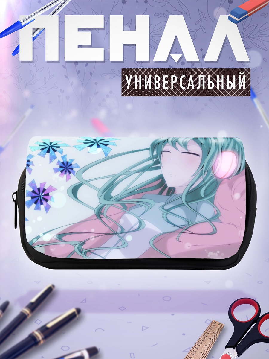 Пенал-косметичка Гуми в снежинках