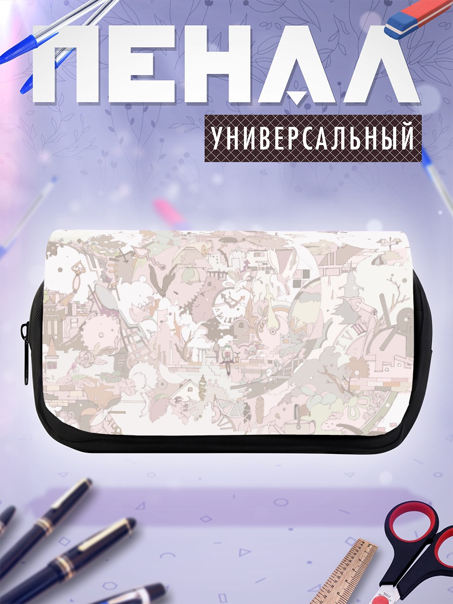 Пенал-косметичка Мику Хацунэ в деталях