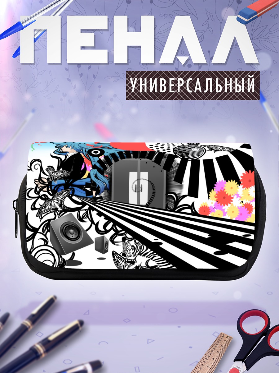 Пенал-косметичка Мику Хацунэ в ритме