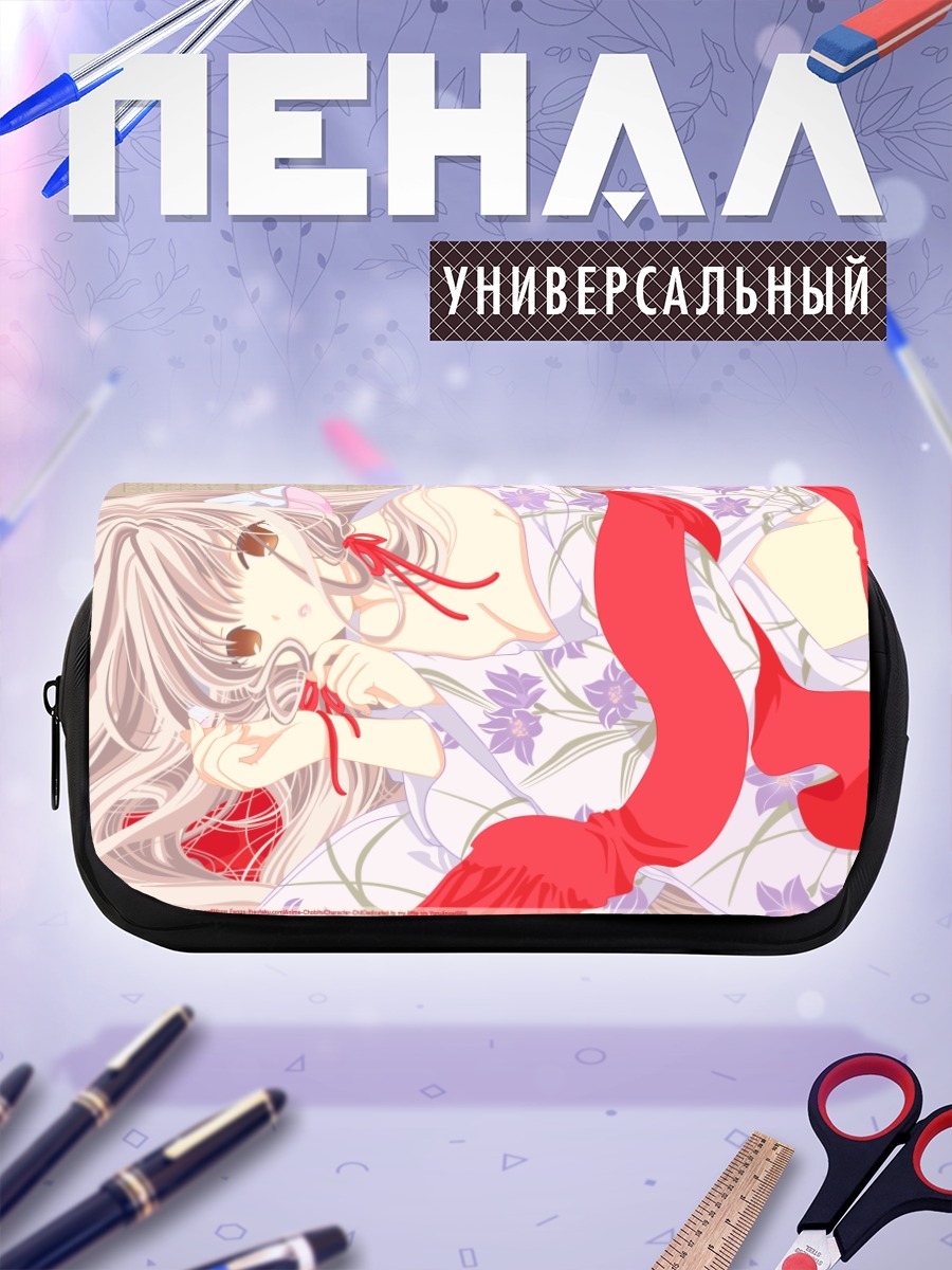 Пенал-косметичка Чии в цветах