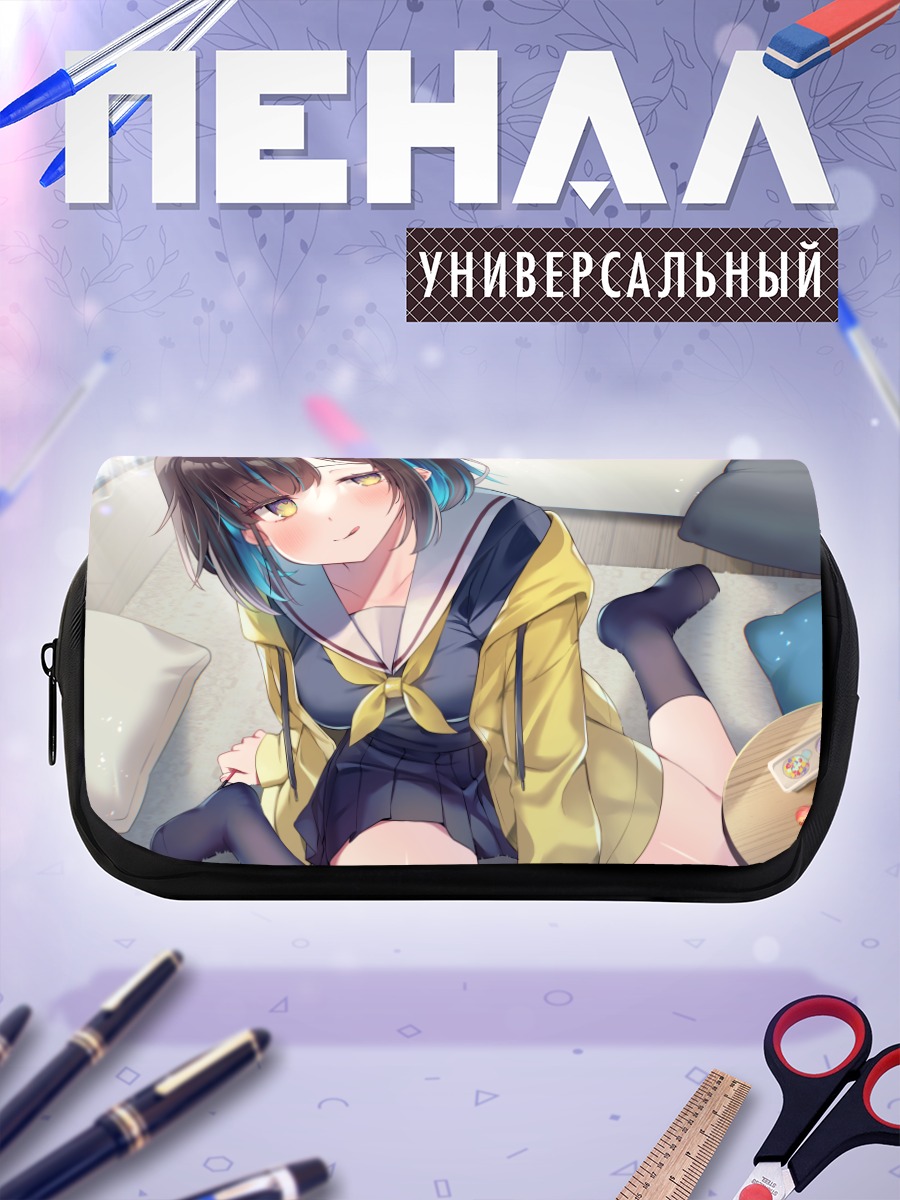 Пенал-косметичка Девушка с леденцом