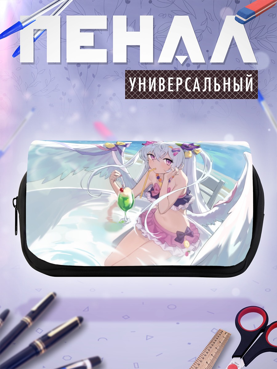 Пенал-косметичка Адзуса Сирасу на пляже