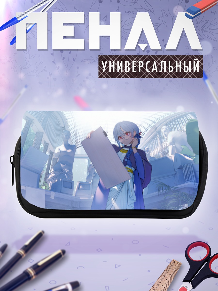 Пенал-косметичка Девушка в галерее
