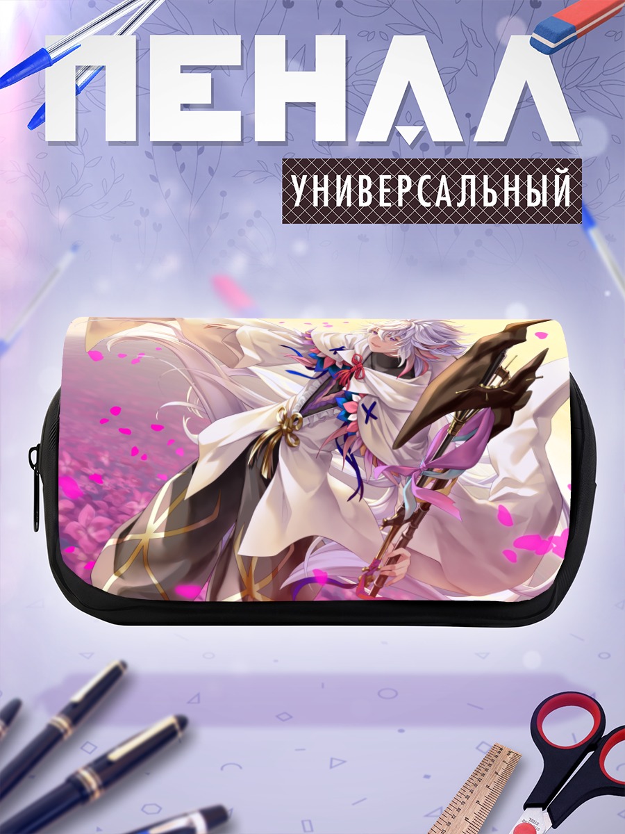 Пенал-косметичка Мерлин в цветах