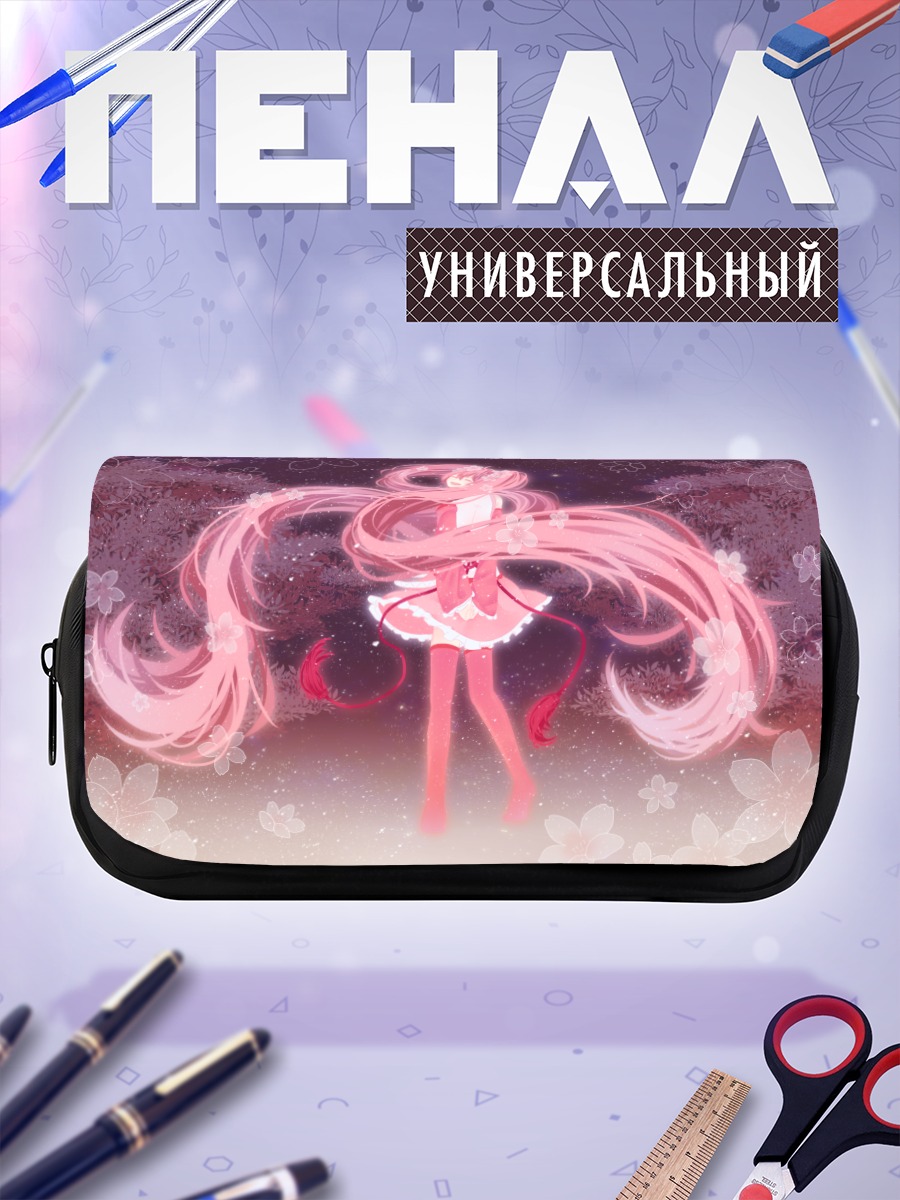 Пенал-косметичка Мику Хацунэ в сакуре