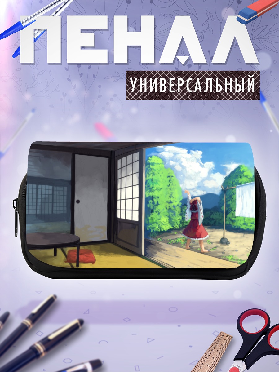 Пенал-косметичка Рейму Хакурей в саду
