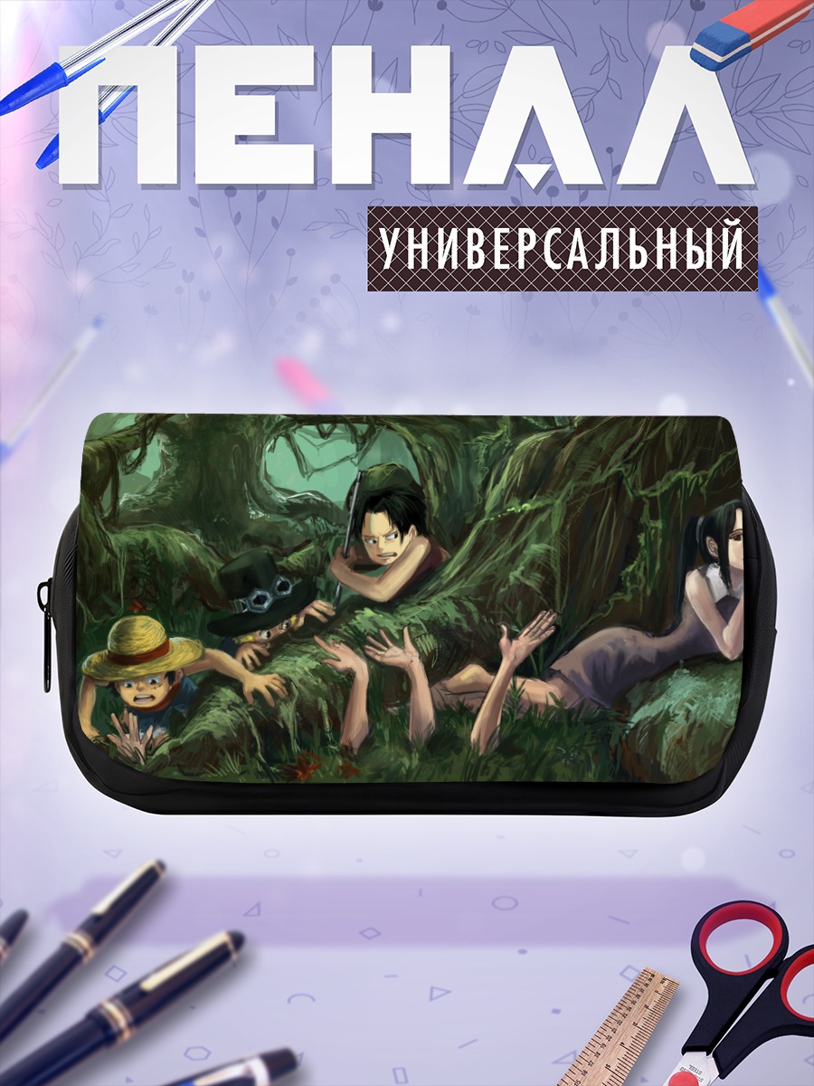 Пенал-косметичка Луффи в джунглях