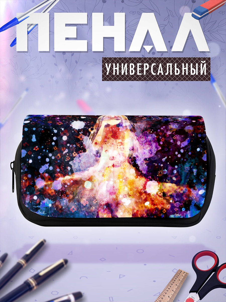 Пенал-косметичка Мику Хацунэ в брызгах