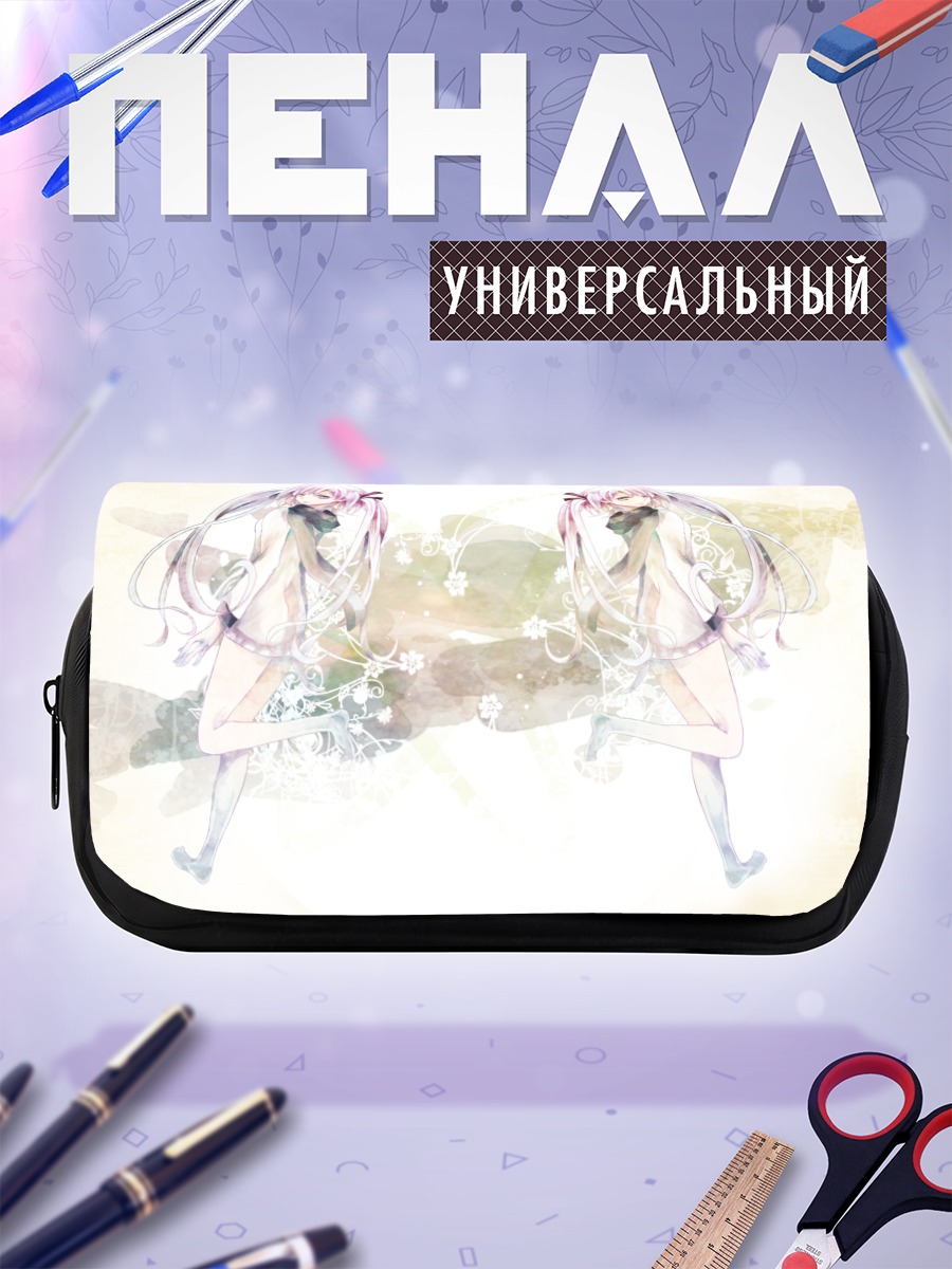 Пенал-косметичка Мику Хацунэ в белом