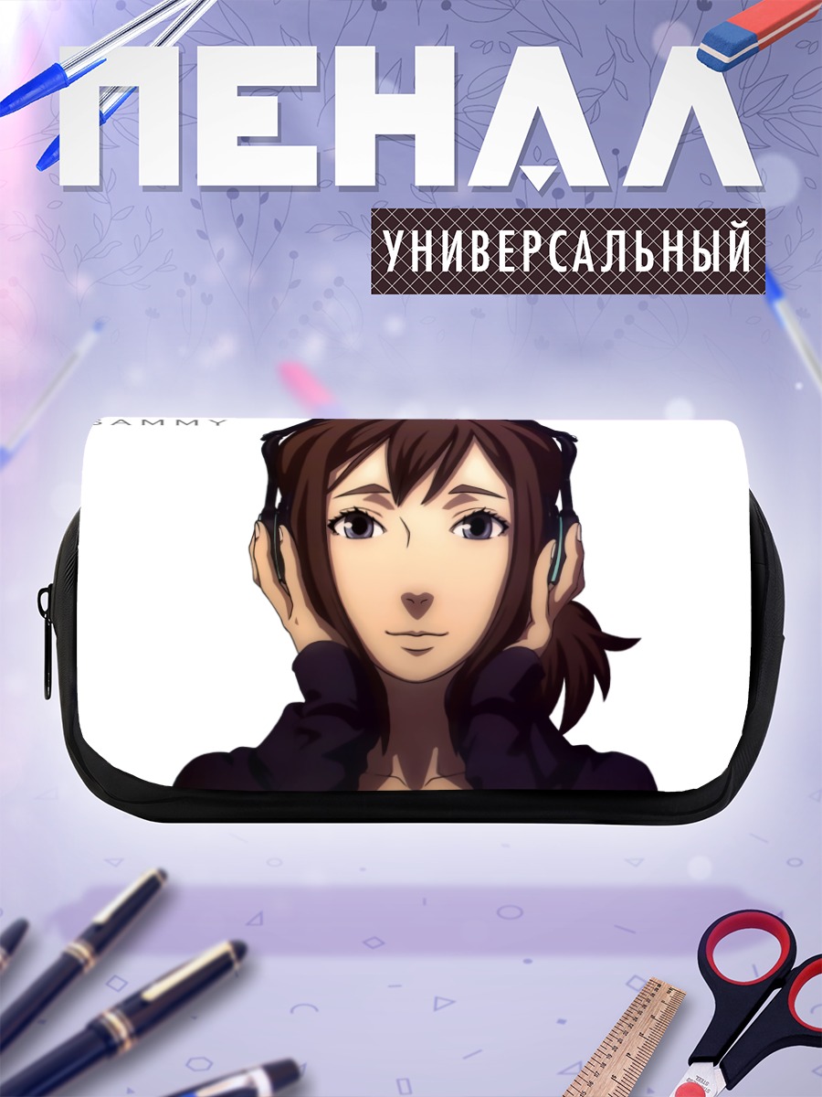 Пенал-косметичка Сэмми в наушниках