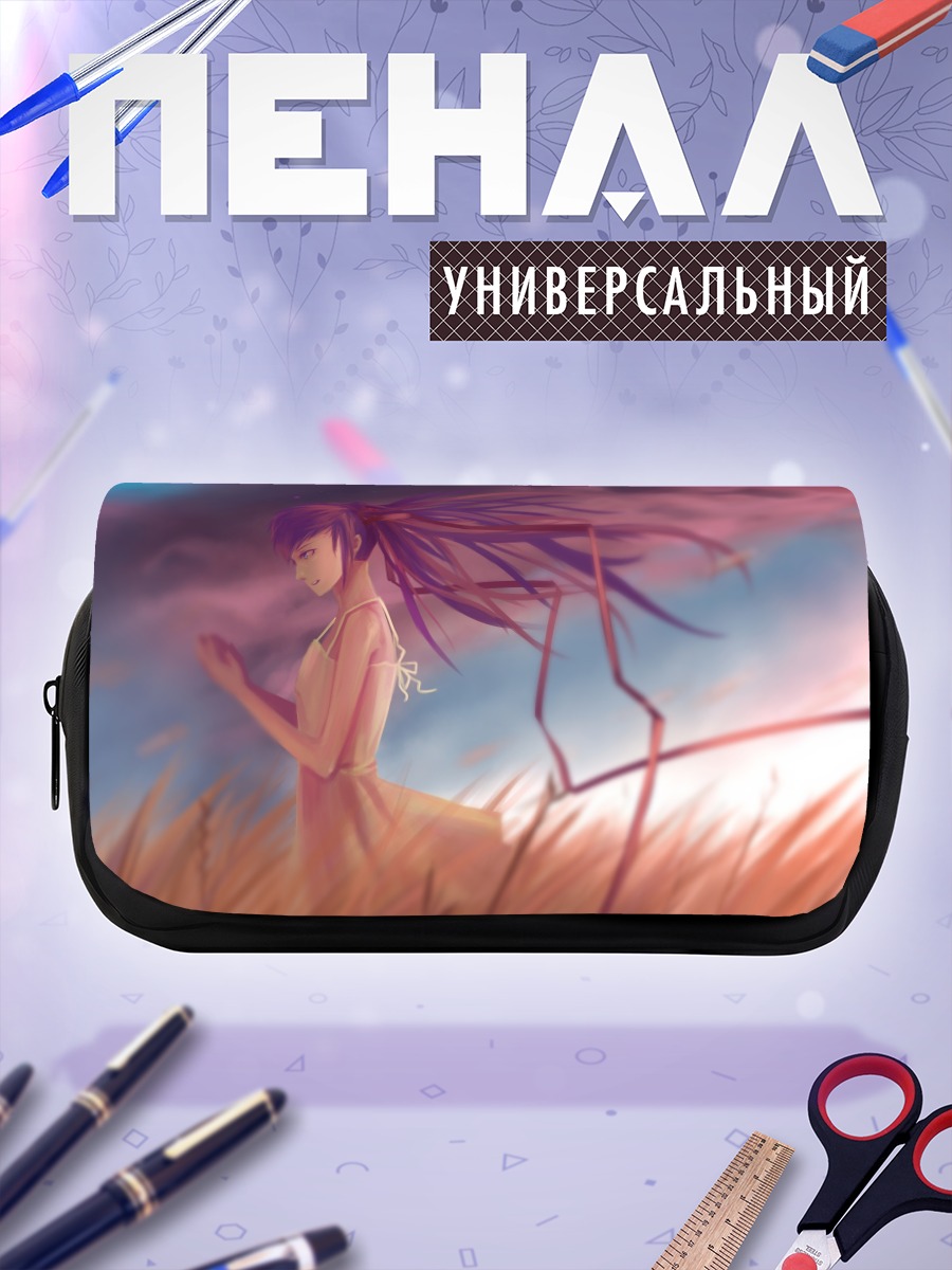 Пенал-косметичка Мику Хацунэ в поле