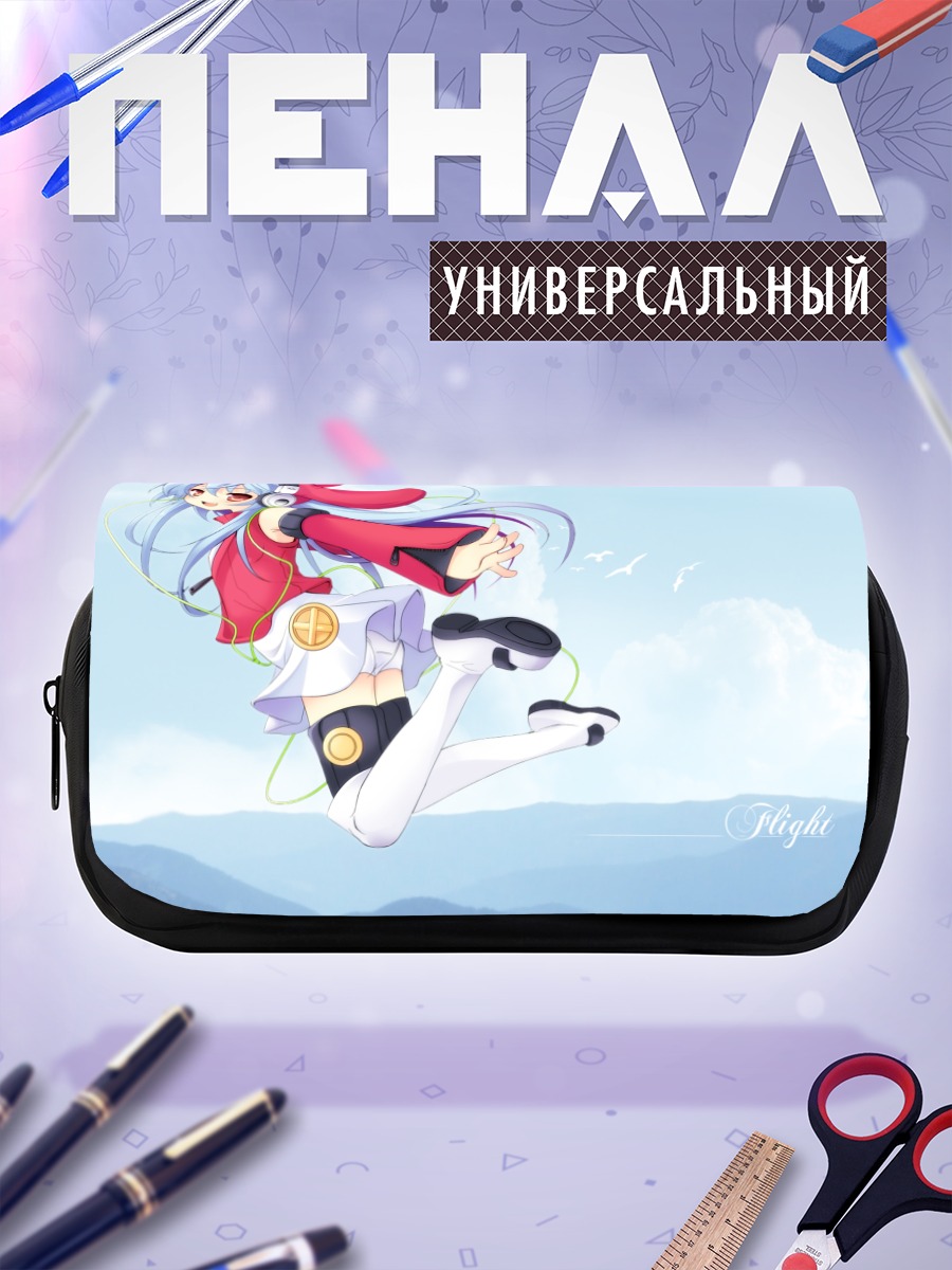 Пенал-косметичка Мику Хацунэ в небе