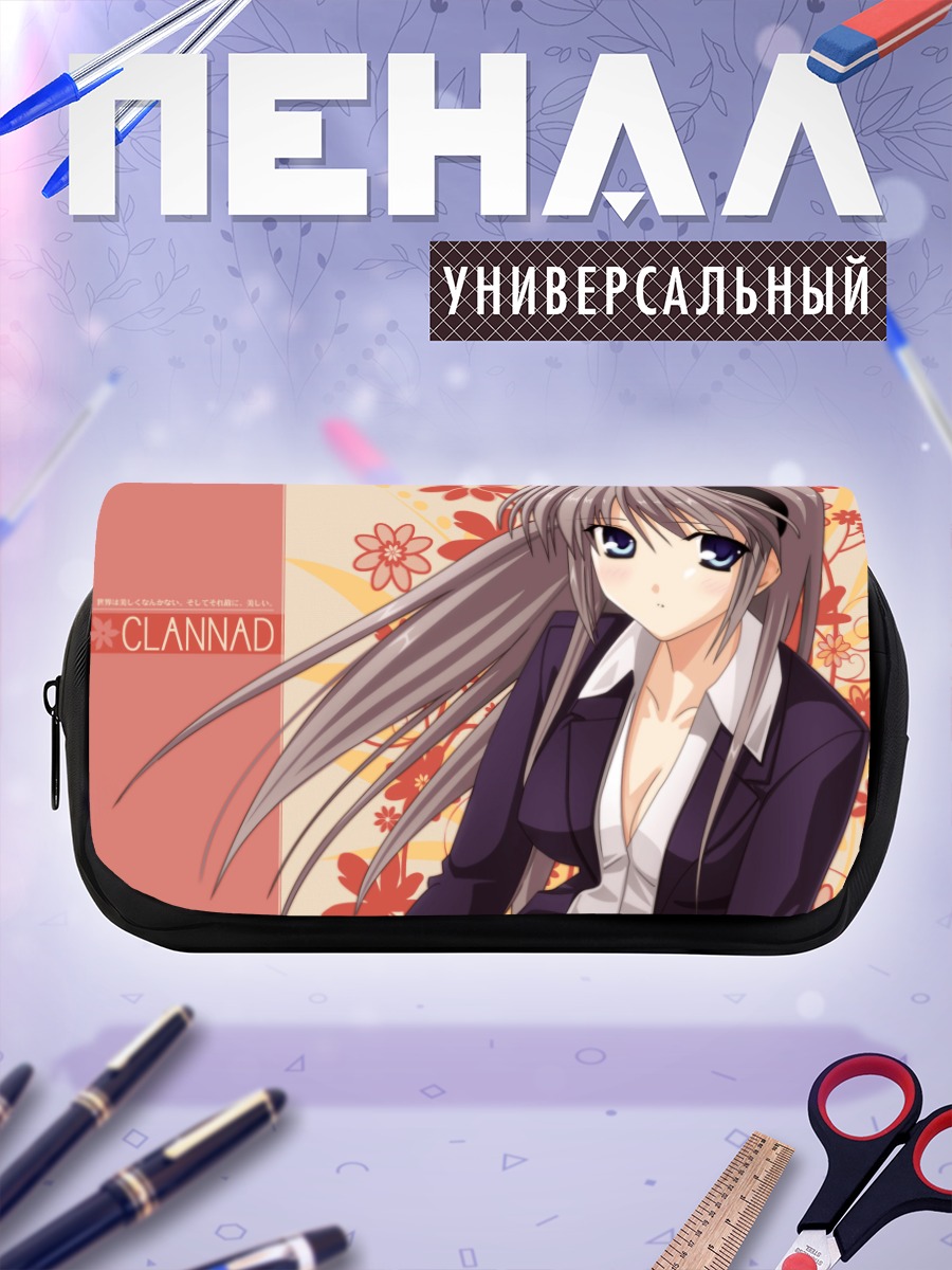 Пенал-косметичка Томоё Сакагами в цветах