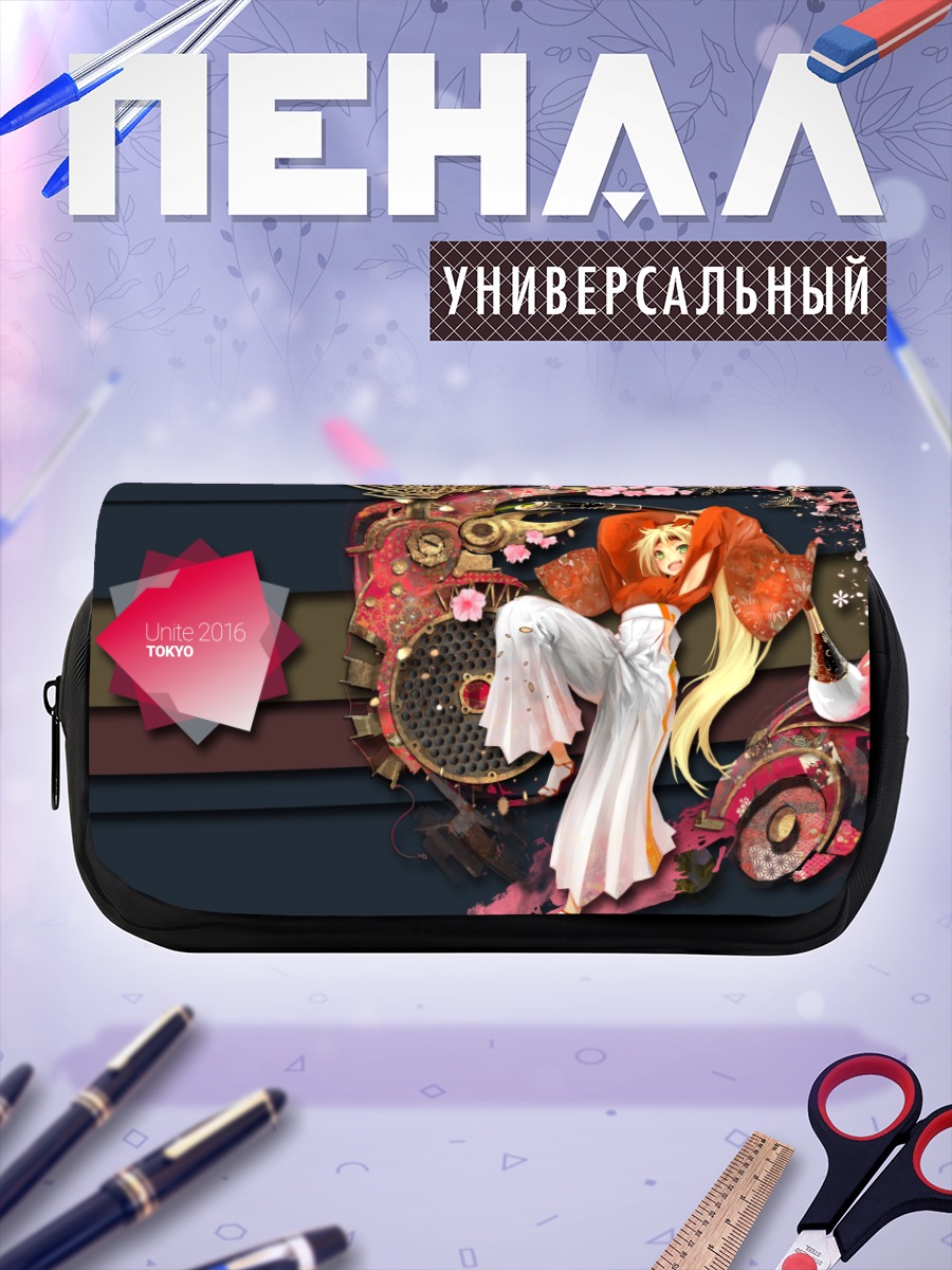 Пенал-косметичка Кохаку Отори в цветах