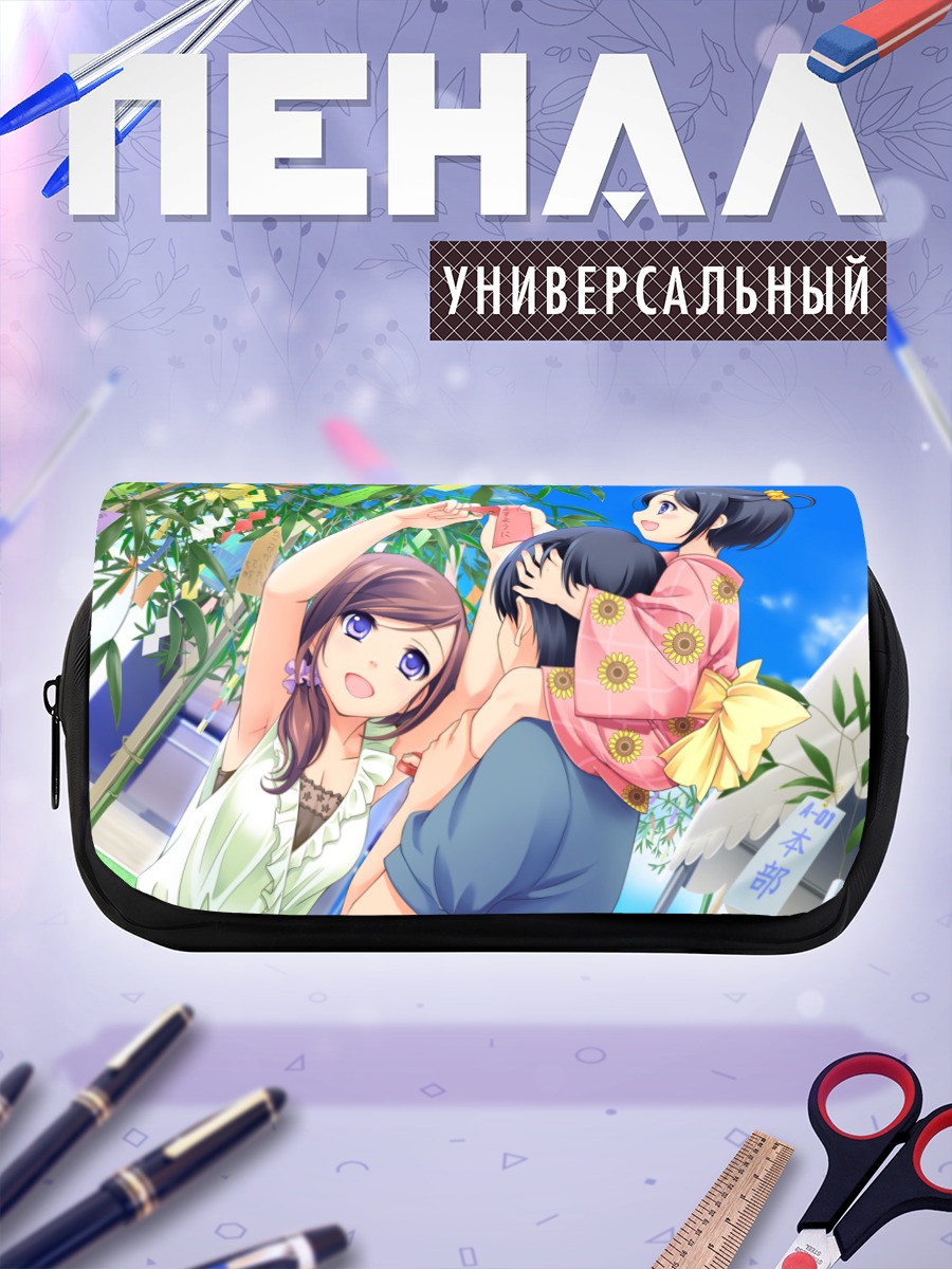 Пенал-косметичка Мими и Нэнэ в бамбуке
