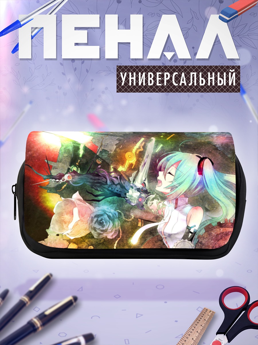 Пенал-косметичка Мику Хацунэ с мечом
