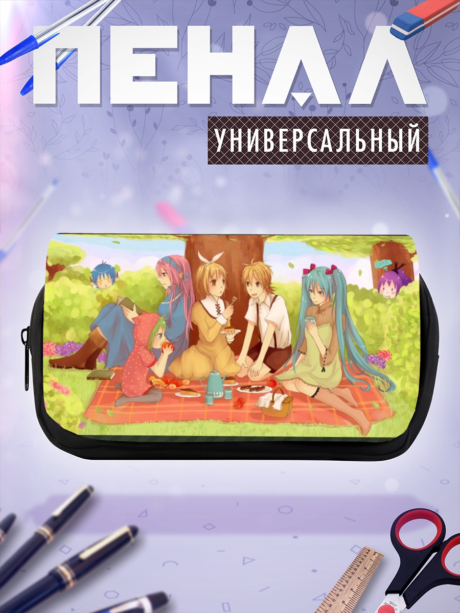 Пенал-косметичка Мику Хацунэ на пикнике