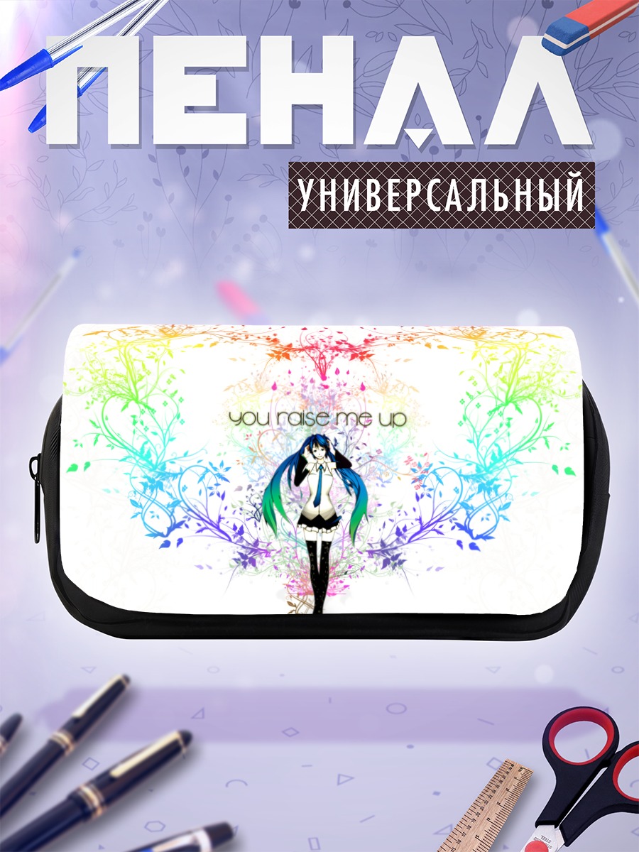 Пенал-косметичка Мику Хацунэ в сердце