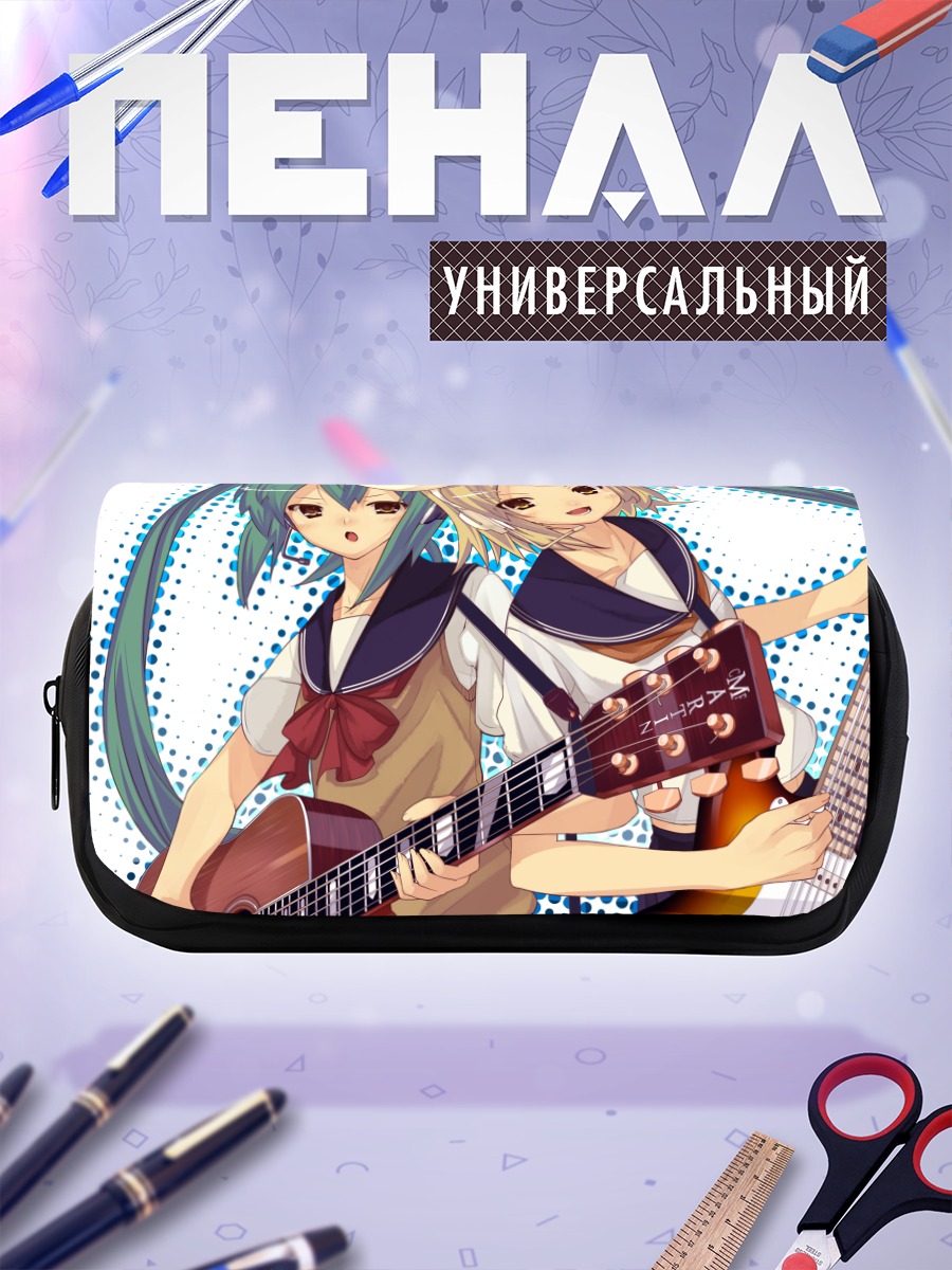 Пенал-косметичка Мику Хацунэ и Рин