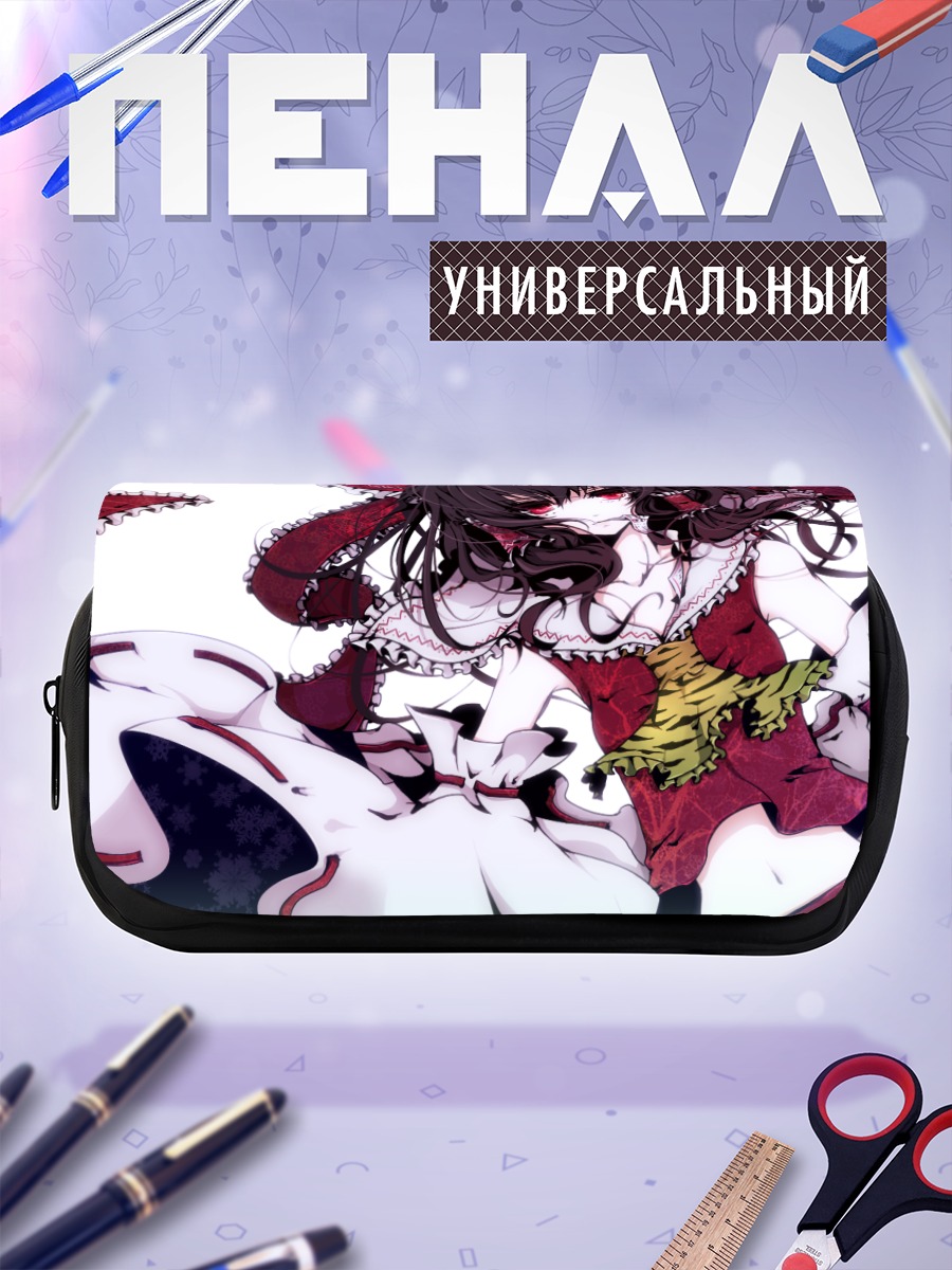 Пенал-косметичка Рейму Хакурей в красном